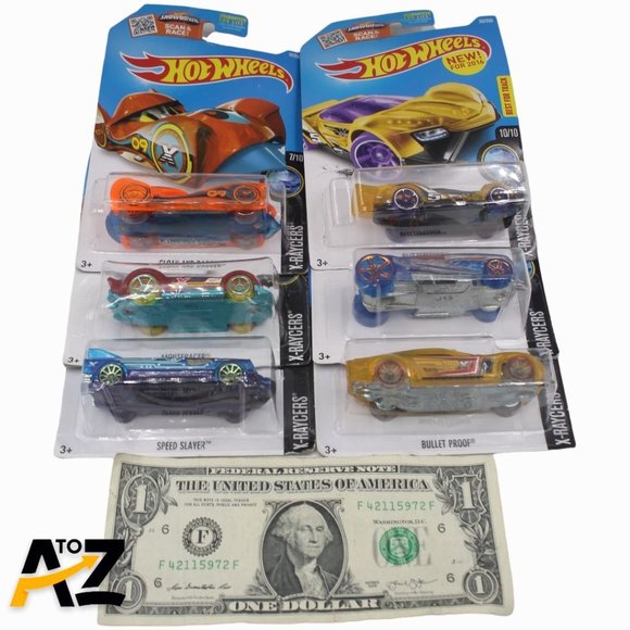 Lot Of 6 2015 Hot Wheels X-Raycers 1:64 New In Package - Picture 4 of 11